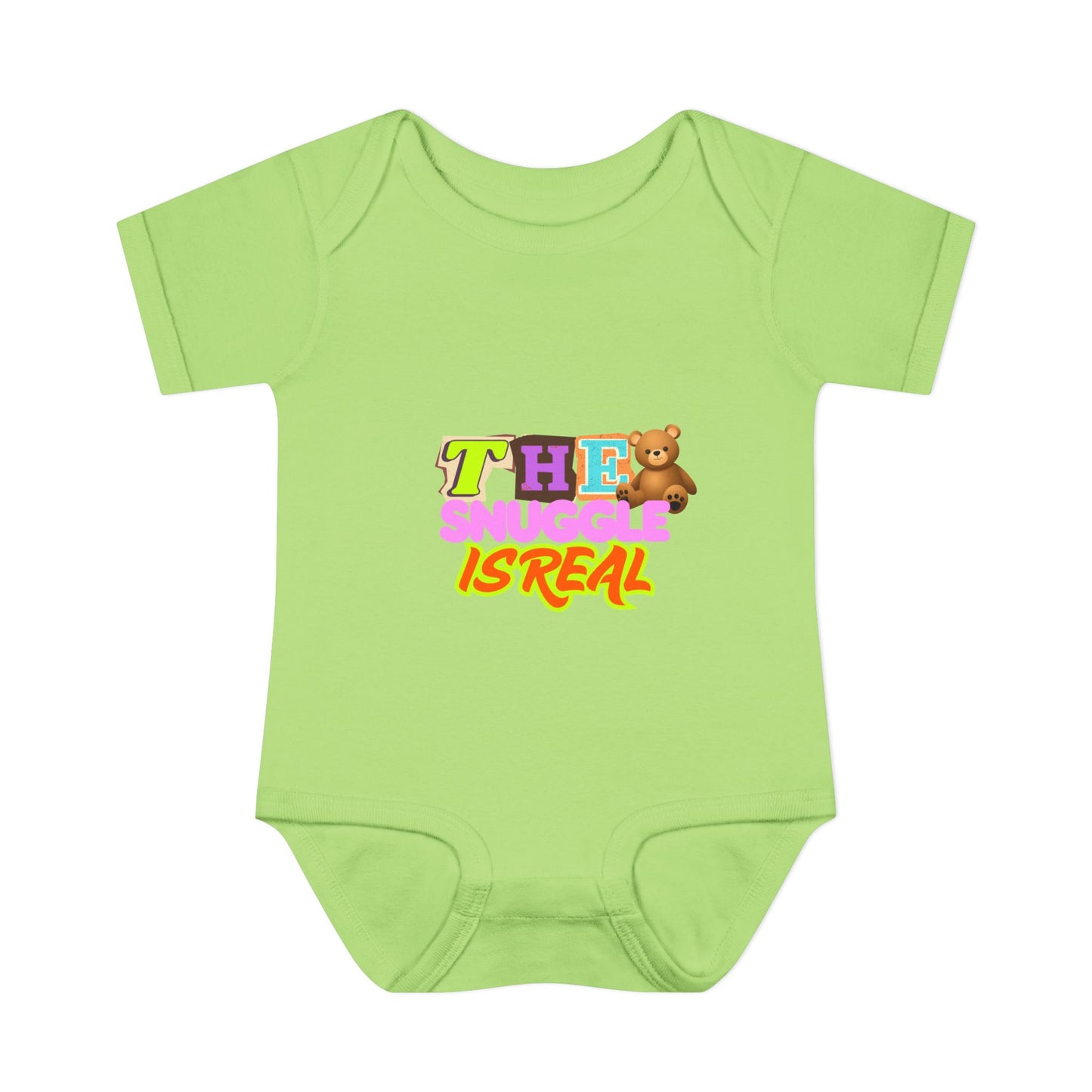 Infant Baby Rib Bodysuit "The Snuggle Is Real"