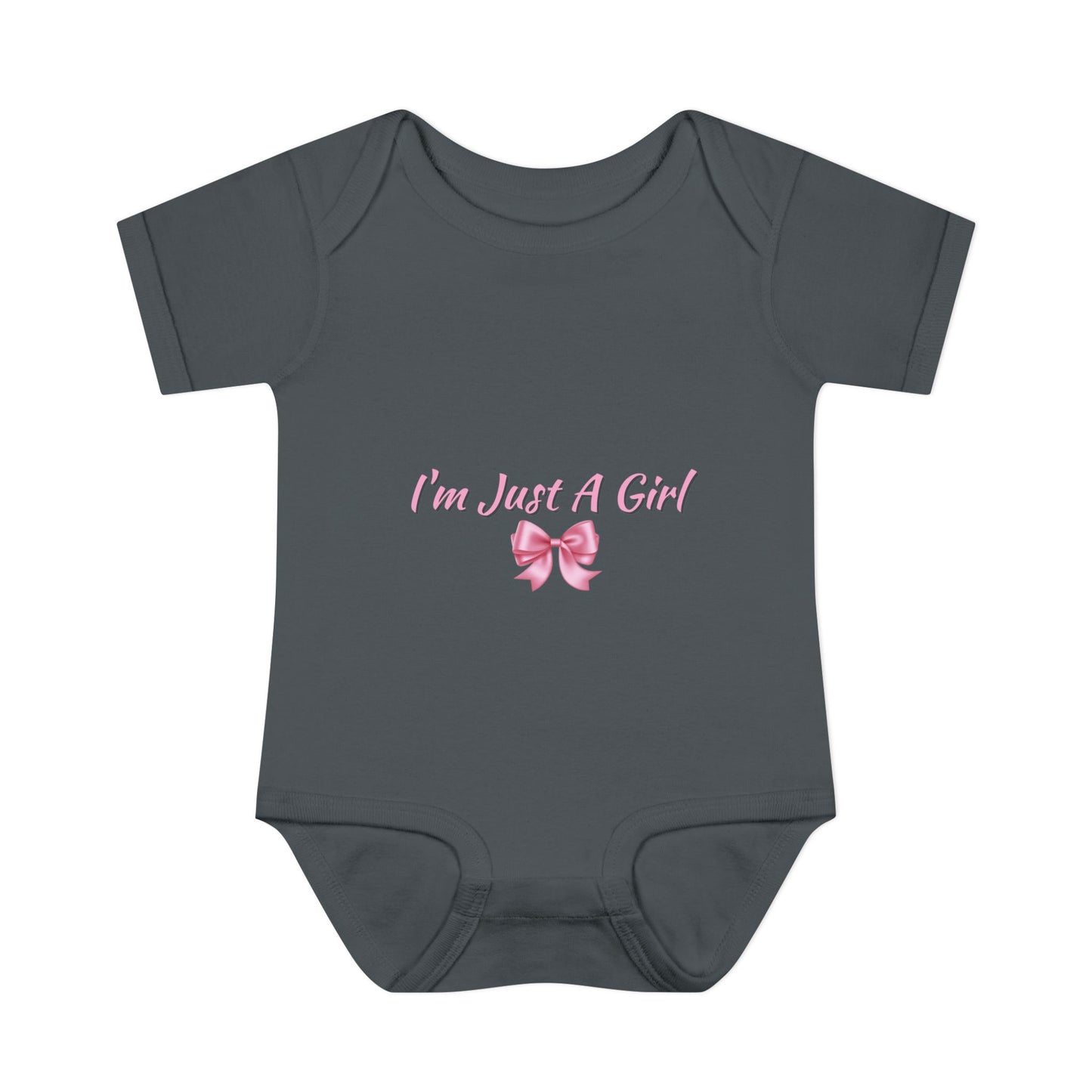 Infant Baby Rib Bodysuit "Im just a girl"