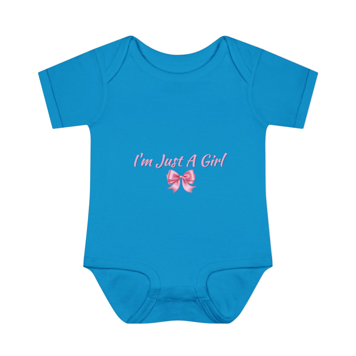 Infant Baby Rib Bodysuit "Im just a girl"