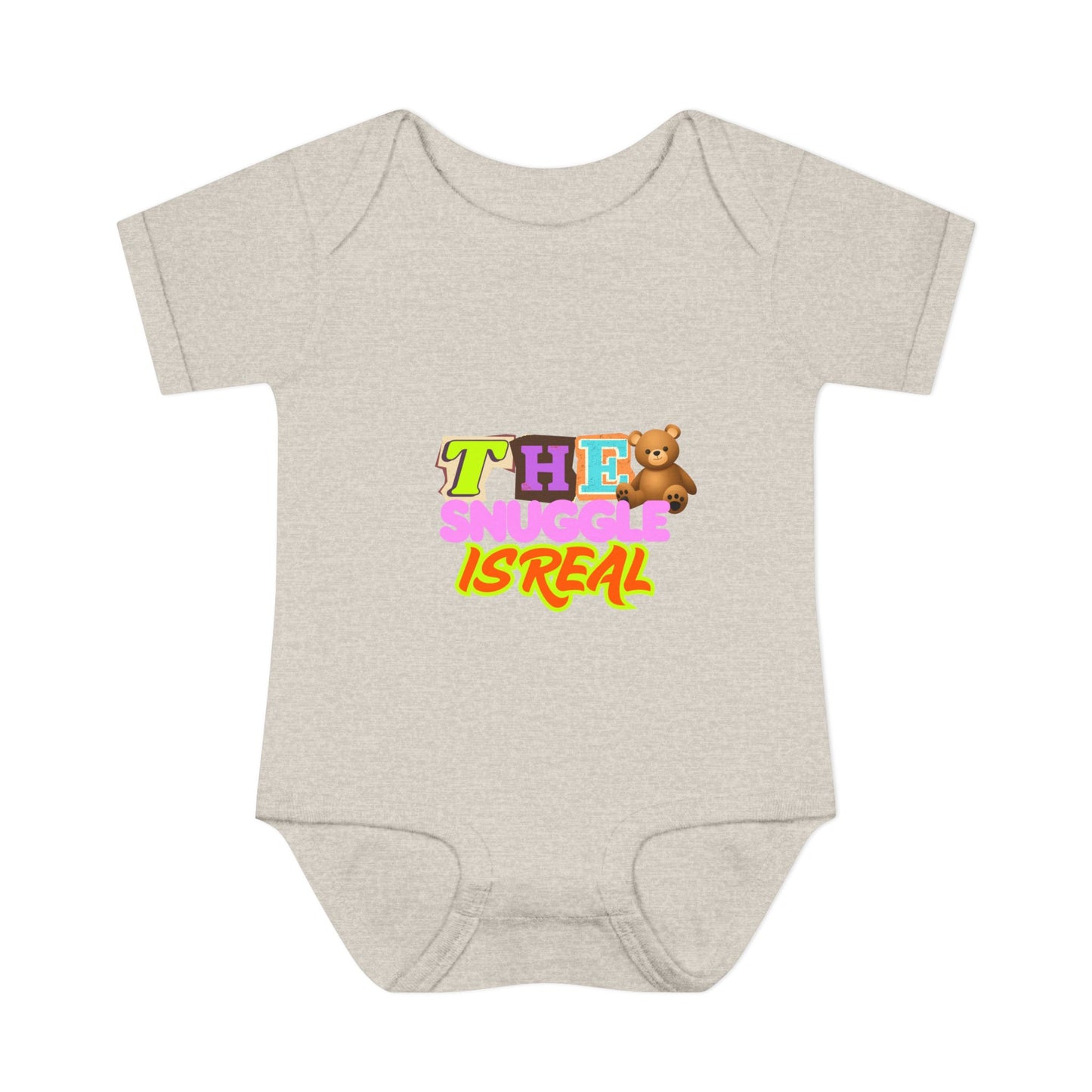 Infant Baby Rib Bodysuit "The Snuggle Is Real"