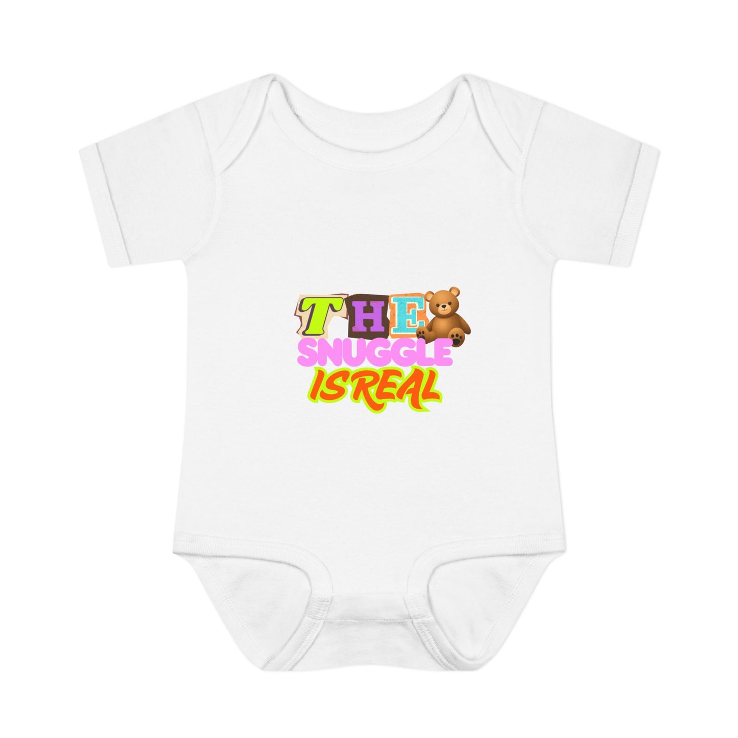 Infant Baby Rib Bodysuit "The Snuggle Is Real"