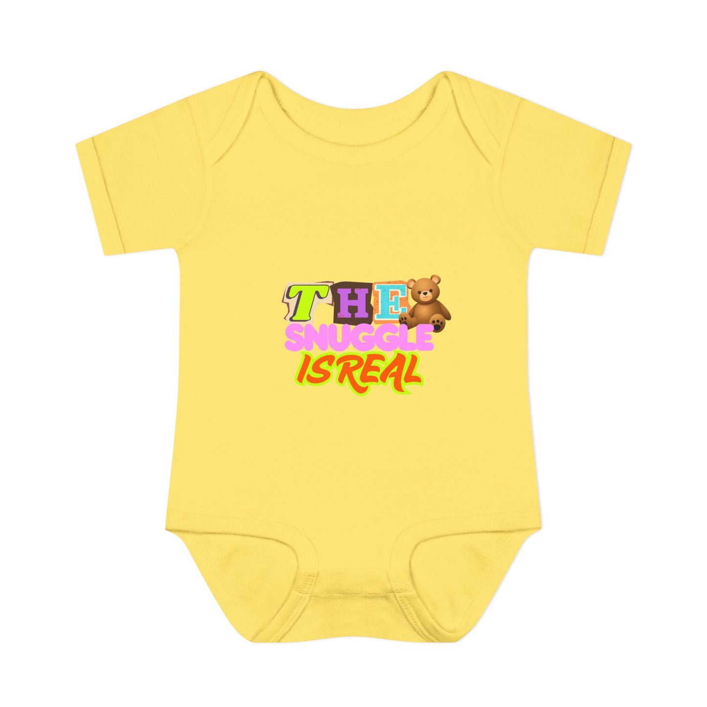 Infant Baby Rib Bodysuit "The Snuggle Is Real"