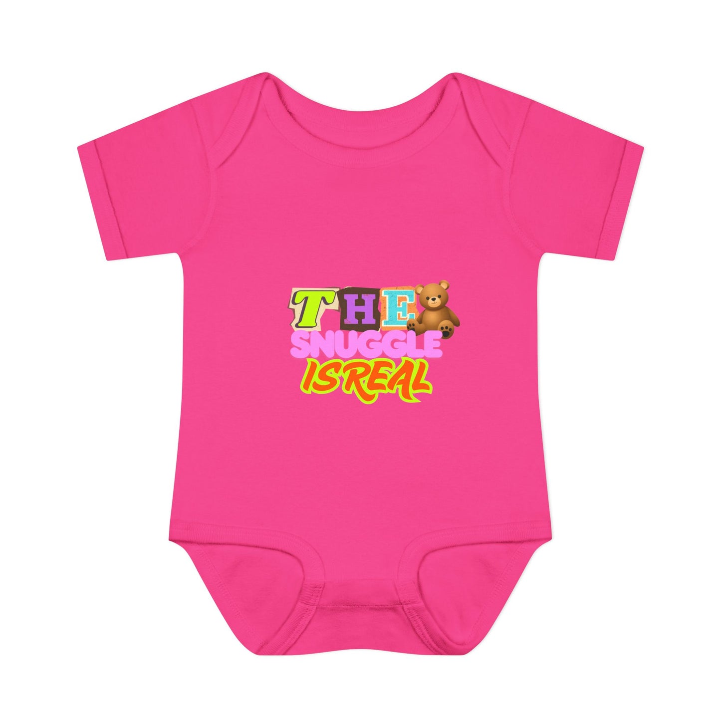 Infant Baby Rib Bodysuit "The Snuggle Is Real"