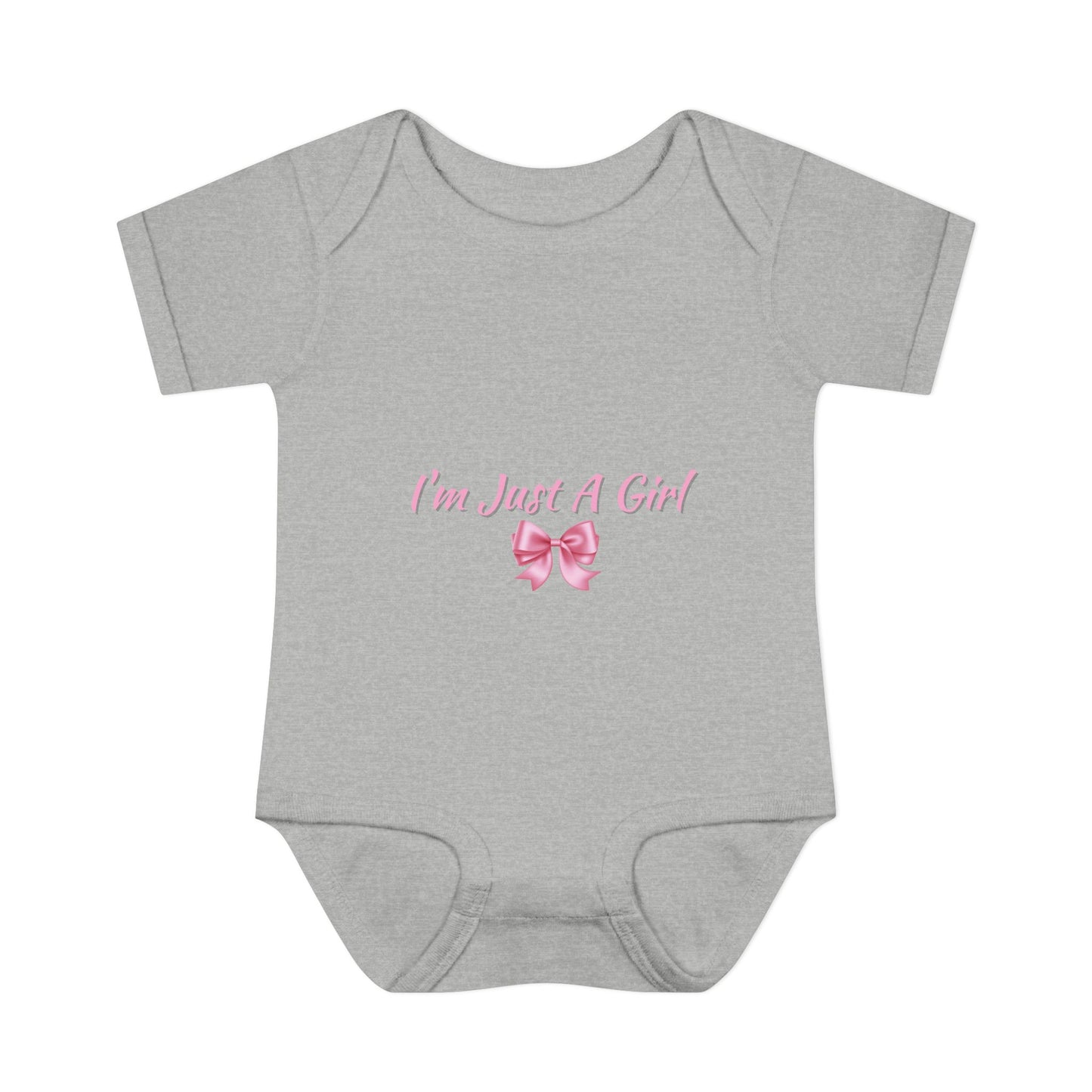 Infant Baby Rib Bodysuit "Im just a girl"