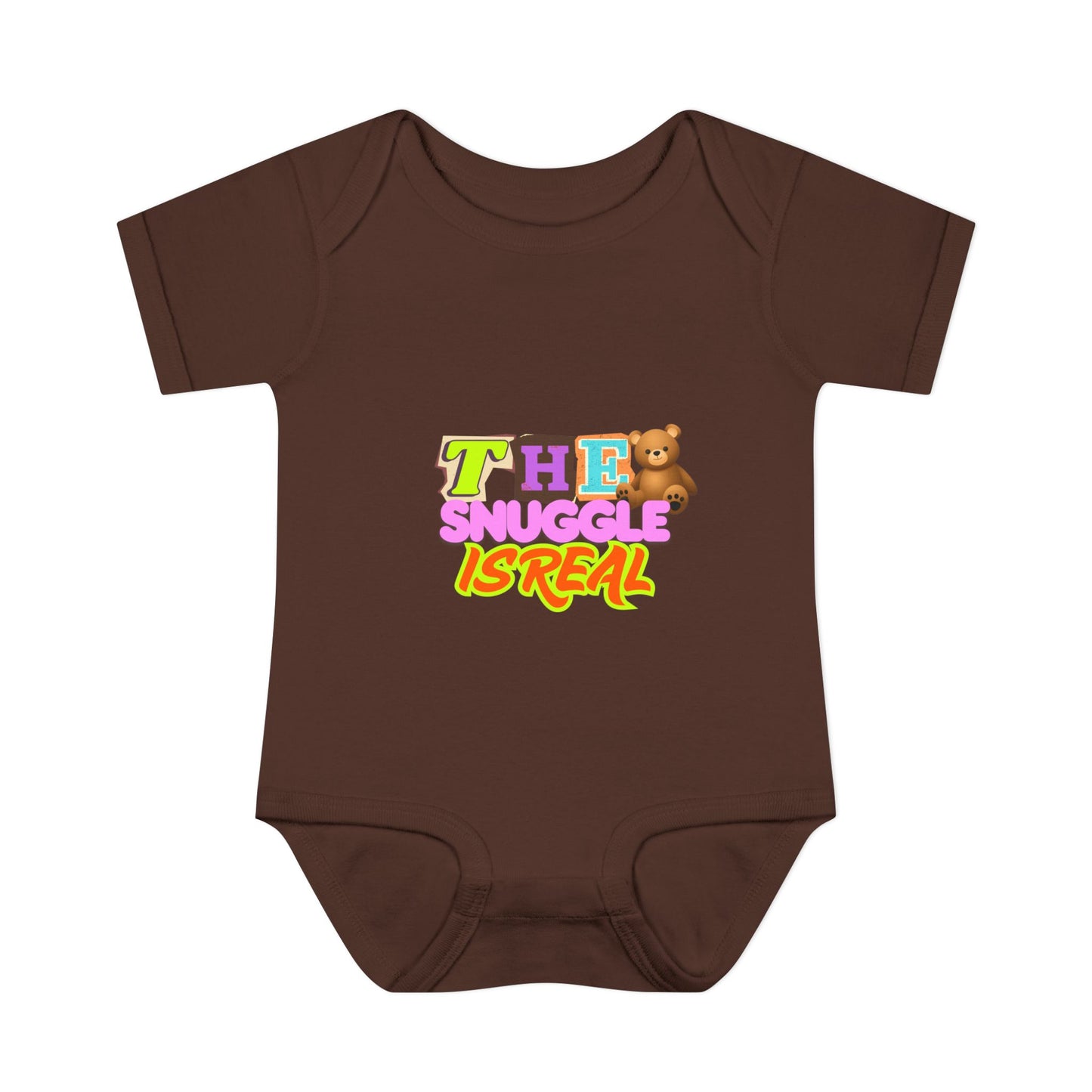 Infant Baby Rib Bodysuit "The Snuggle Is Real"