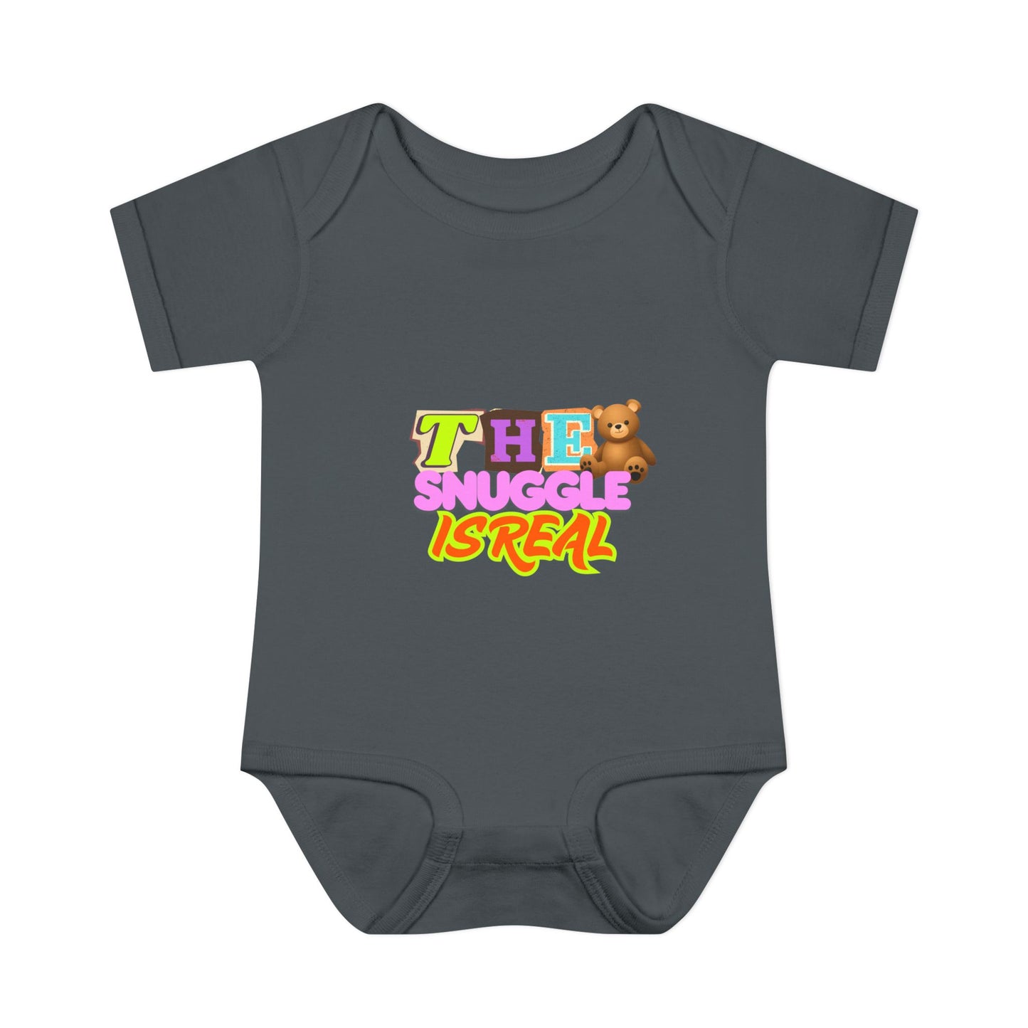 Infant Baby Rib Bodysuit "The Snuggle Is Real"