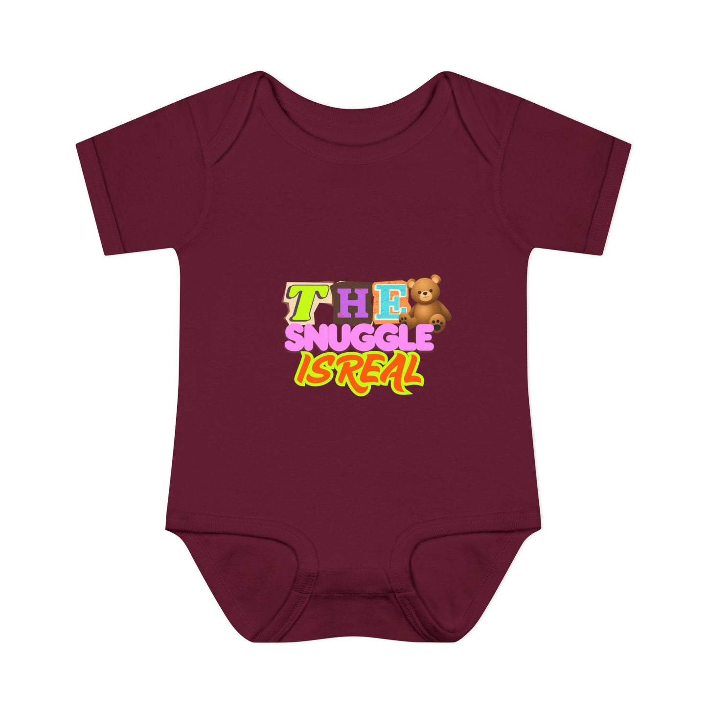 Infant Baby Rib Bodysuit "The Snuggle Is Real"