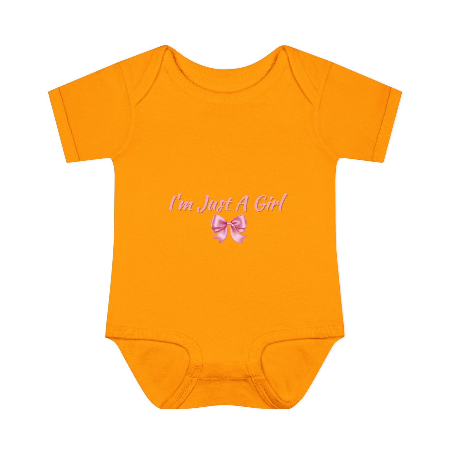 Infant Baby Rib Bodysuit "Im just a girl"