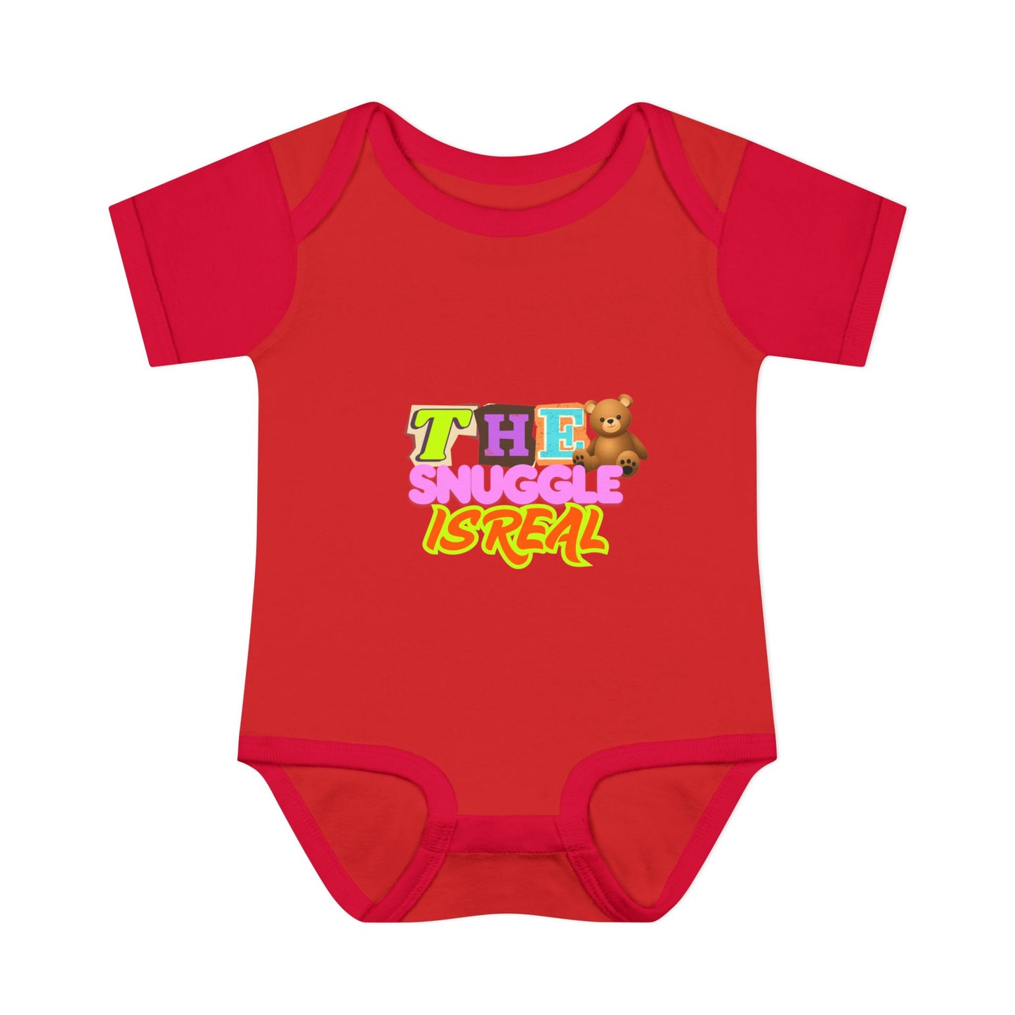 Infant Baby Rib Bodysuit "The Snuggle Is Real"