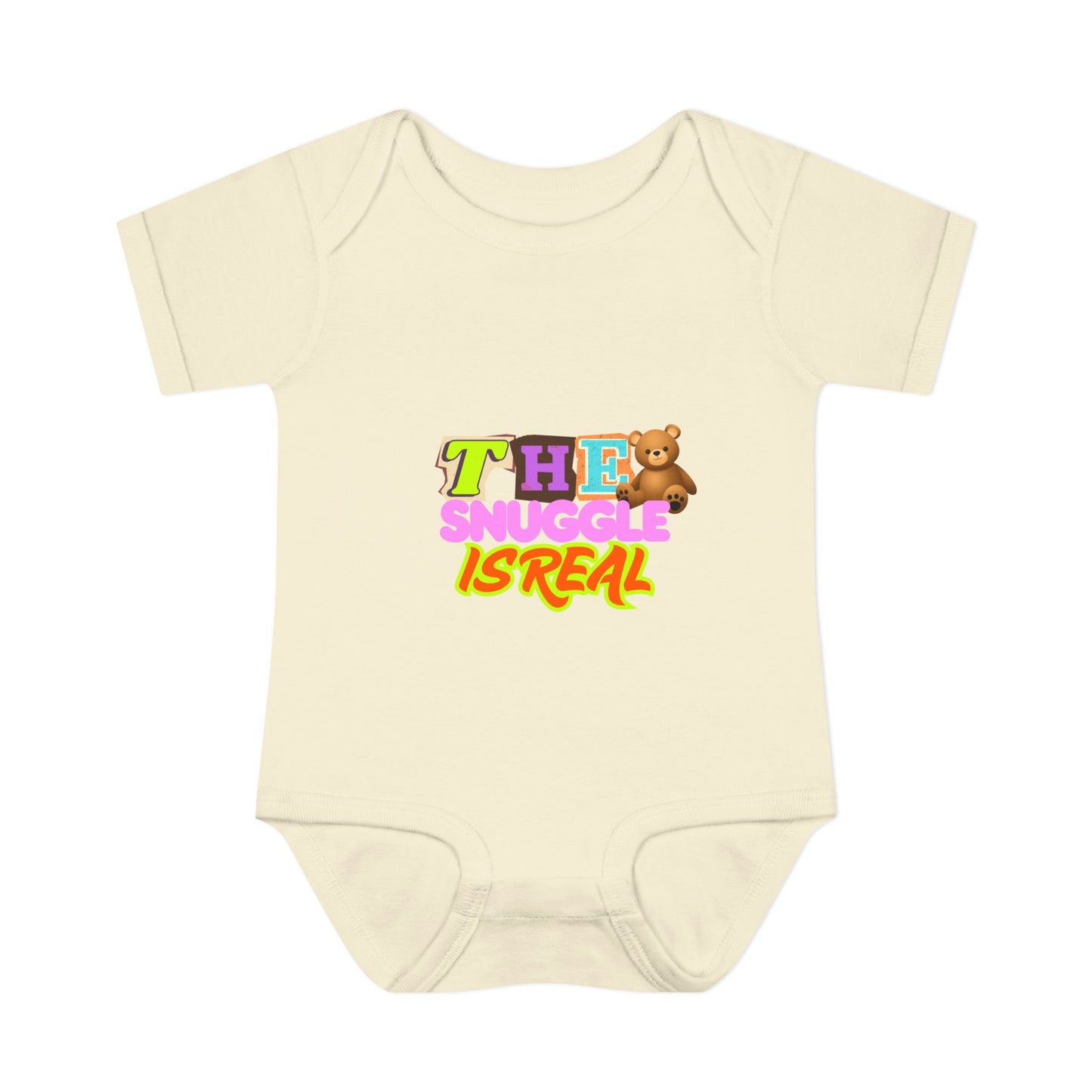 Infant Baby Rib Bodysuit "The Snuggle Is Real"