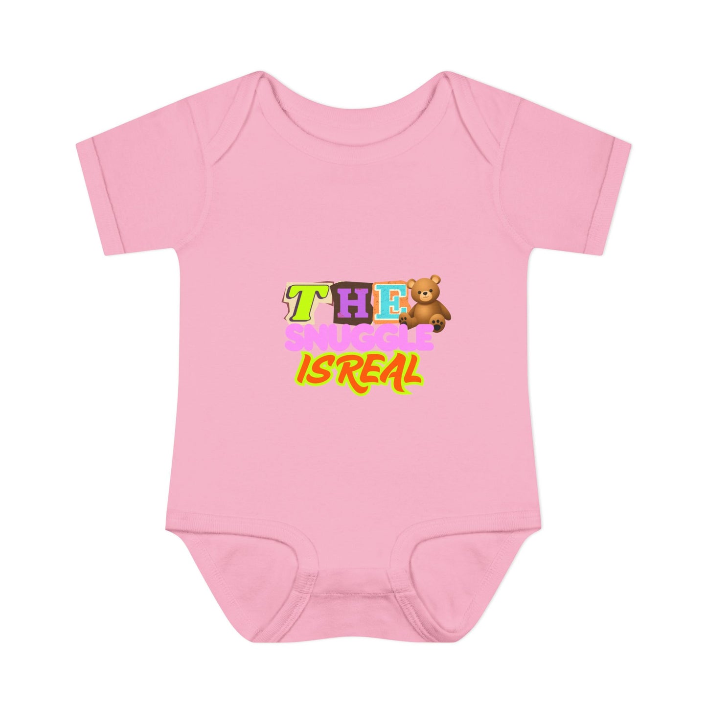 Infant Baby Rib Bodysuit "The Snuggle Is Real"
