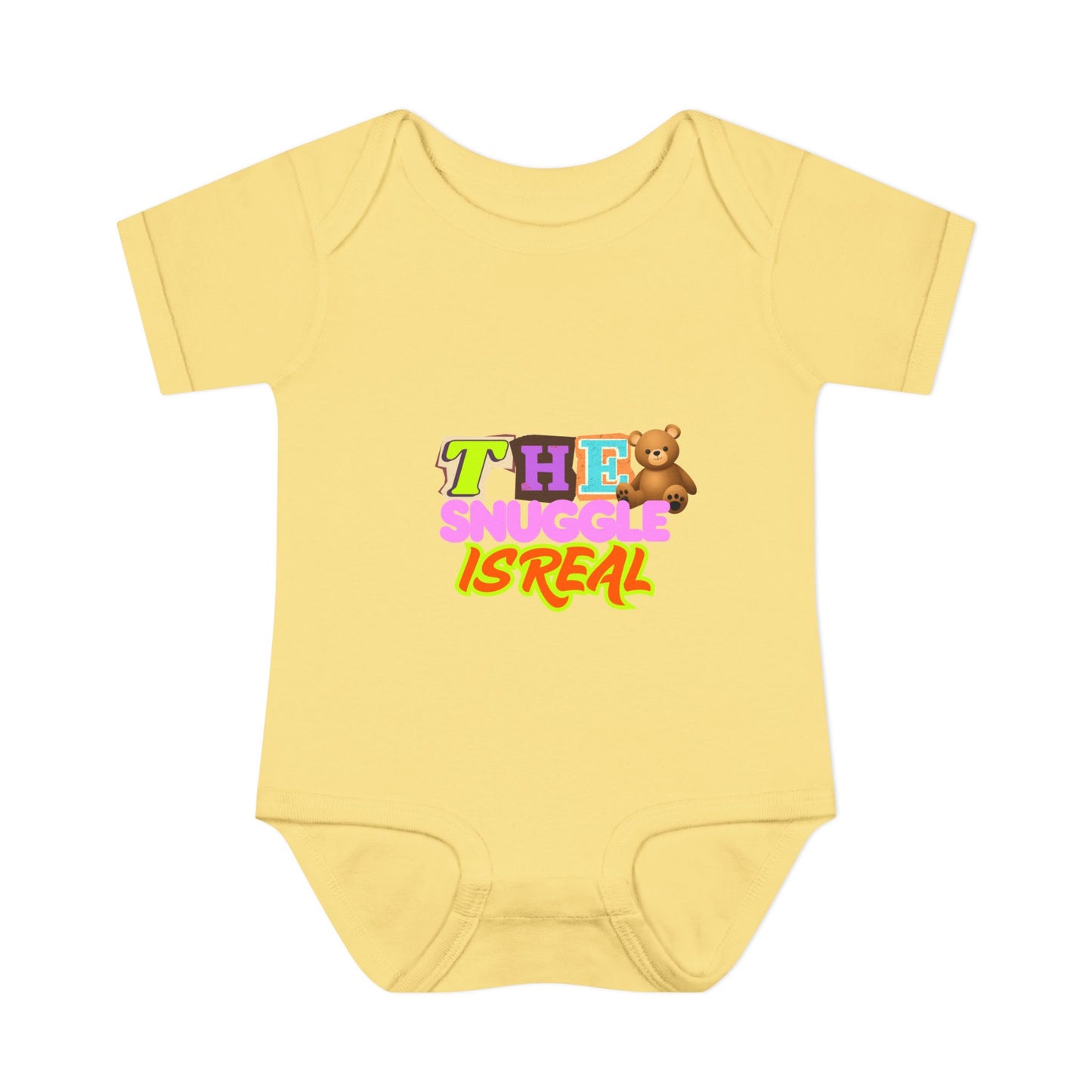 Infant Baby Rib Bodysuit "The Snuggle Is Real"